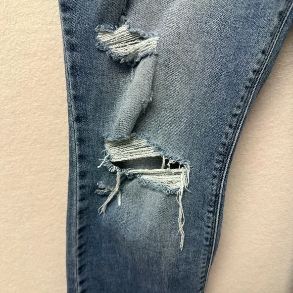 Studio Blue Straight Leg Distressed Jeans - Picture 4 of 14